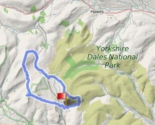 map - Three Peaks Challenge - trzy szczyty poniżej 12 godzin