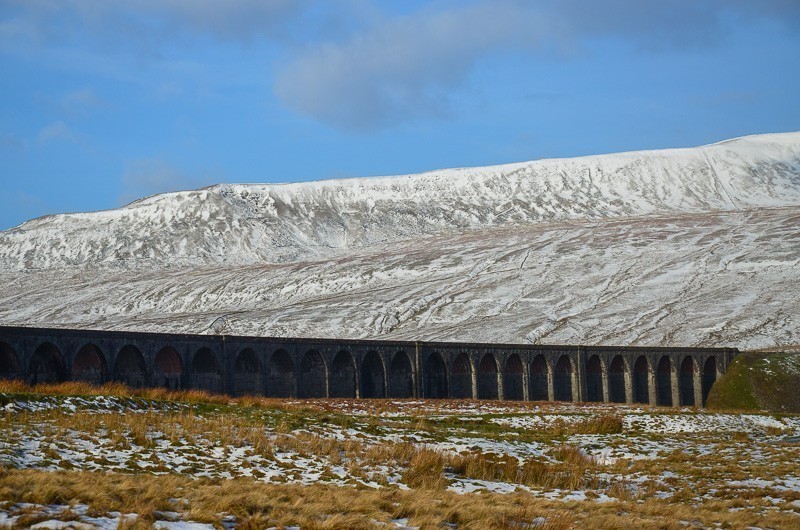 R 9 - Druga zima: Whernside i Ribblehead Viaduct