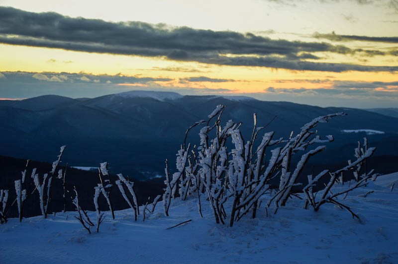 Bieszczady zimą