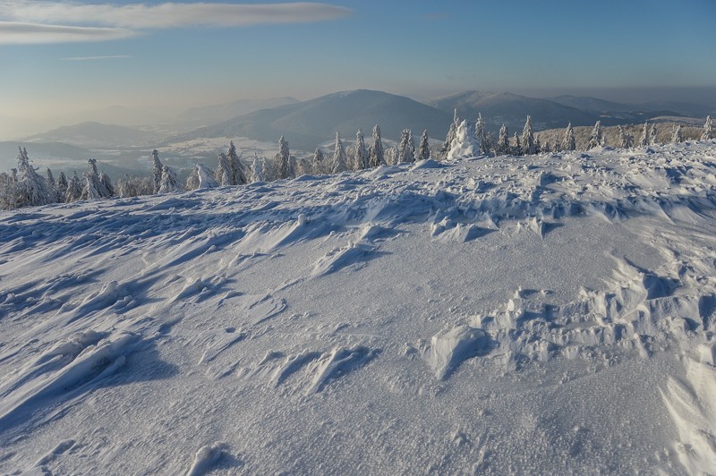 109 - Trasa wokół Mogielicy. Zimowy Beskid Wyspowy