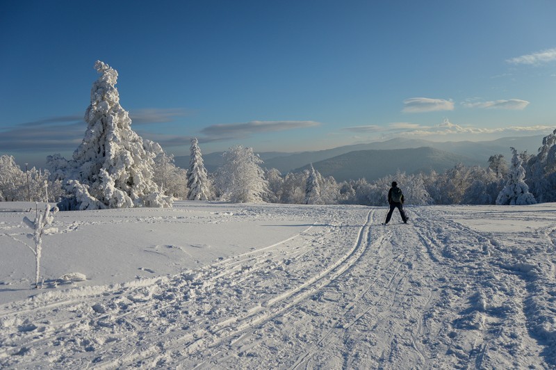 119 - Trasa wokół Mogielicy. Zimowy Beskid Wyspowy