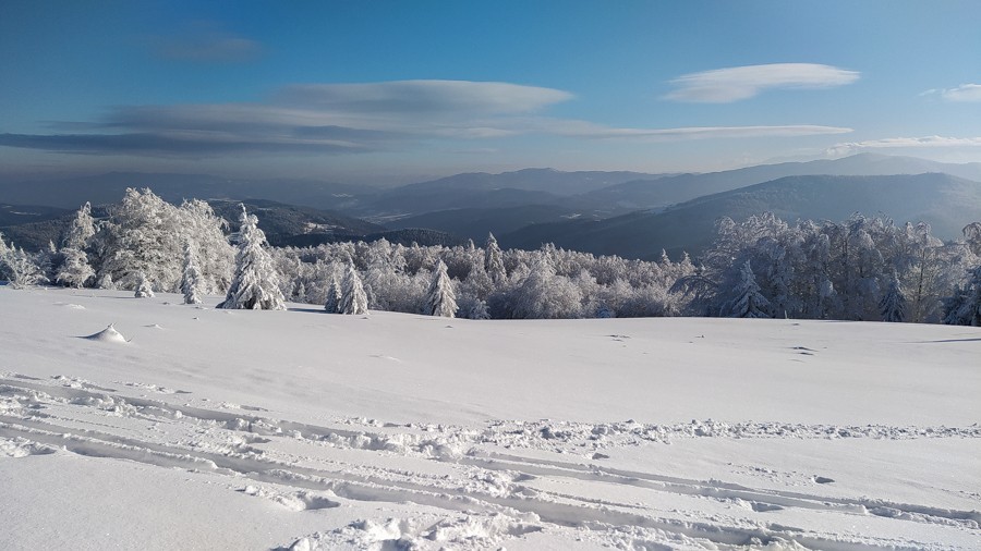 52 - Trasa wokół Mogielicy. Zimowy Beskid Wyspowy