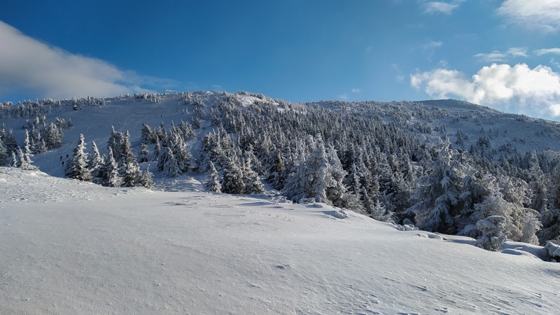02 - Na Pilsko z Przełęczy Glinne po zimę