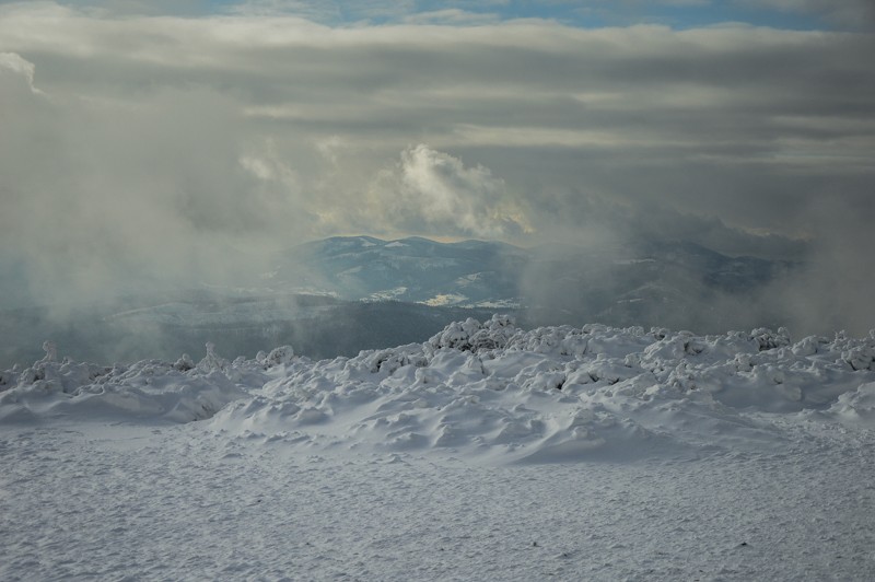 06 - Na Pilsko z Przełęczy Glinne po zimę