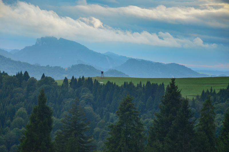 Widok znad Jaworek