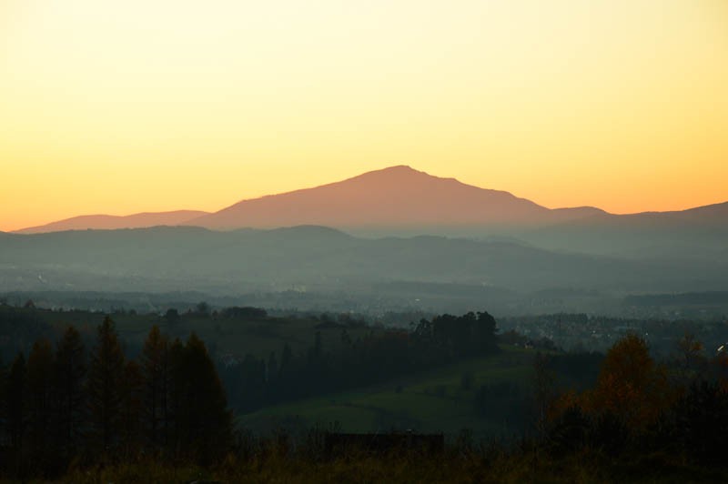 Babia Góra znad Rabki