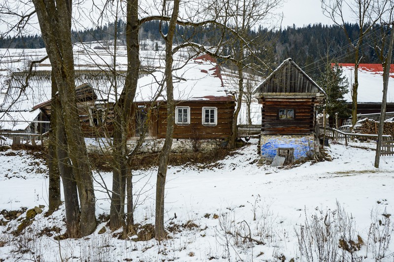 58 - Przełęcz Sieniawska - Stare Wierchy. Gorce od początku