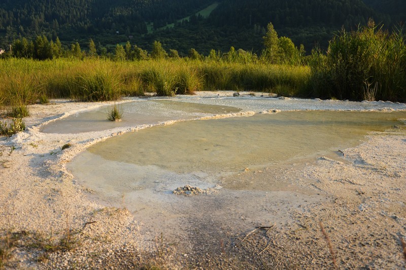 15 - Rezerwat Močiar. Trawertyny i mineralne źródła