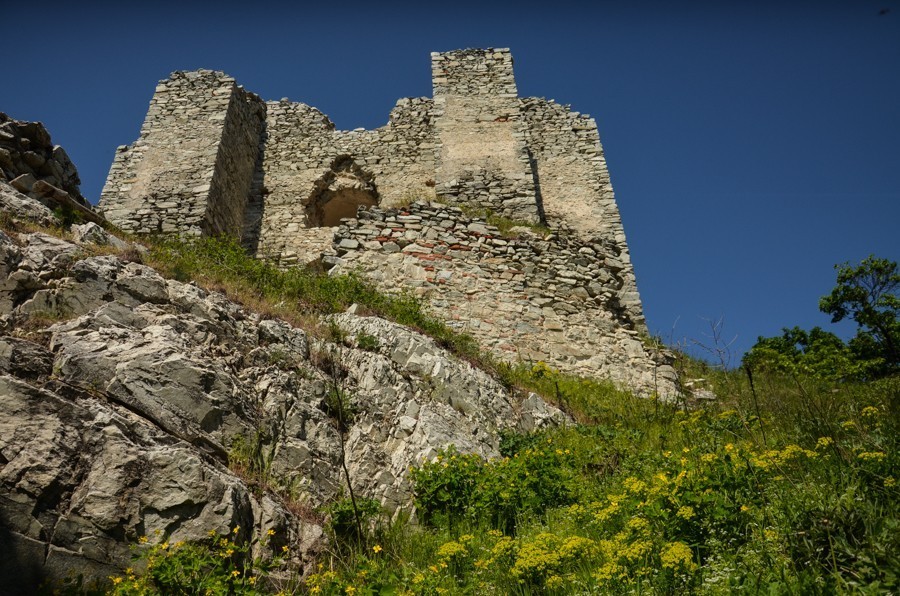 84 - Góry Trybecz (Tribeč): zamek Gýmeš i Veľký Tribeč