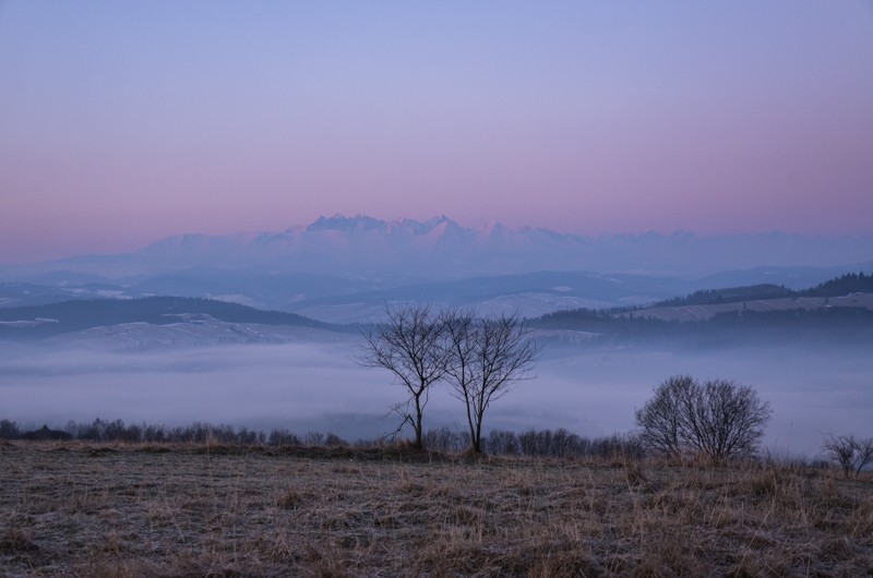 01 - Wschód słońca nad Przełęczą Snozka