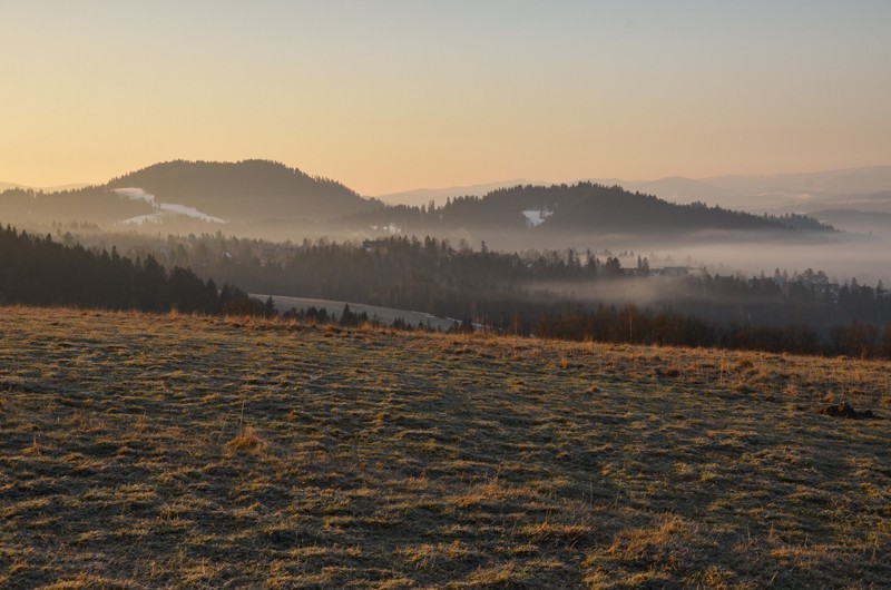 70 - Wschód słońca nad Przełęczą Snozka