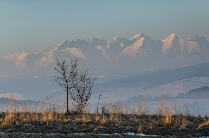 84 - Wschód słońca nad Przełęczą Snozka